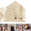Cute Headbands Hand-Crocheted Headwear Fashion Hollow Triangle Scarf  Women