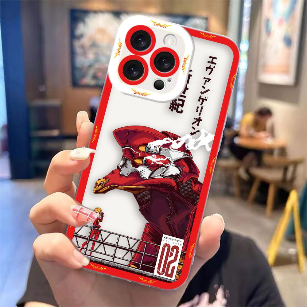 Новый Прозрачный Чехол для Телефона с Мехами E-Evangelion Для Infinix TECNO POVA 2 4 3 5 SMART 6 7 8 NOTE 10 11 12 30 30I 40 50 CAMON 19 20