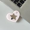 Зеркальный держатель для телефона с кристаллами в форме сердца, совместимый с MagSafe, с подушкой безопасности, дизайн со звездами