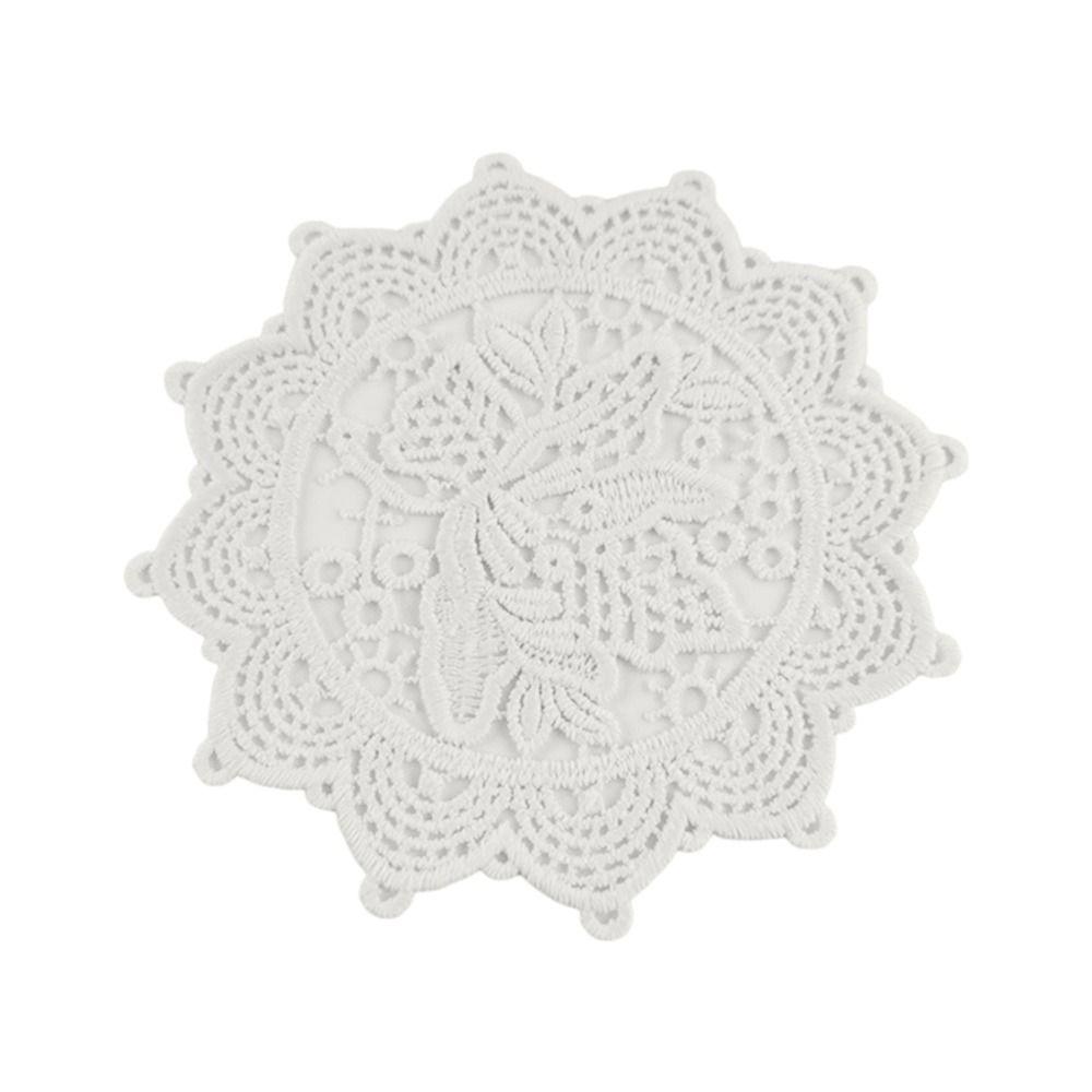 Кухонные принадлежности Изоляция Обеденный коврик Салфетка Чехол для стола Кружево Вышитая подставка под стакан