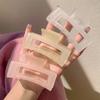 Зажим для волос для женщин и девочек, пластиковый прозрачный большой зажим для волос в форме краба, женские зажимы для выступлений, когти, аксессуары для волос для девочек
