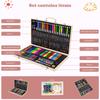 150/180 Pcs Drawing Art Set Painting Pen Colour Pencils with Wooden Case Wooden Art Painting Exclusive Set