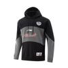 Li Ning CBA All-Star Series Basketball Color Block Hoodie Men Hoodies Black Elegant-Gray AWDVD33-4