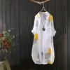 Woman's Shirt Plus Size Shirt Summer Long Cardigan Lightweight Shirt