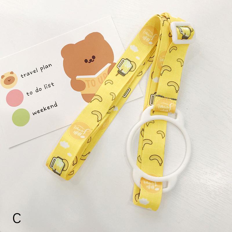 1Pc Water Bottle Shoulder Strap Kettle Straps Adjustable Portable Baby Buckle Lanyard For Outdoor Daily Walking Biking Hiking