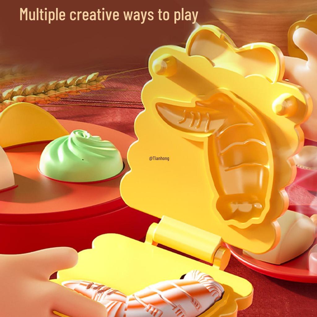 Игровой набор из пластилина пищевого качества: Детский самодельный пластилин и формы