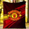 1pc M-Manchester2 Theme Blanket - Digital Print, Polyester, Cozy for All Seasons, Perfect for Outdoor, and Travel