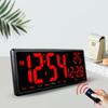 Большие цифровые настенные часы с дистанционным управлением, TEMP, дата, неделя, ночной режим, настольные часы 12/24 ч, функция отключения питания, память, светодиодный будильник, домашний декор