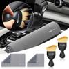 AABIF1 Suede Double-Faced Car Towels Cleaning Drying Cloth with Car Cleaning Brush Stickers For Mercedes Benz A B C E S AMG CLA CLK GLA