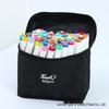 48-Color Dual Tip Alcohol-Based Marker Set for Kids, Quick-Drying Art Pens