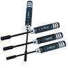 LinsyRC 4-Pack RC Radio Control Repair Tools: 4.0mm, 5.5mm, 7.0mm, and 8.0mm Hex Nut Driver and Screwdriver Set for RC FPV Models, Cars, Boats, and Ai