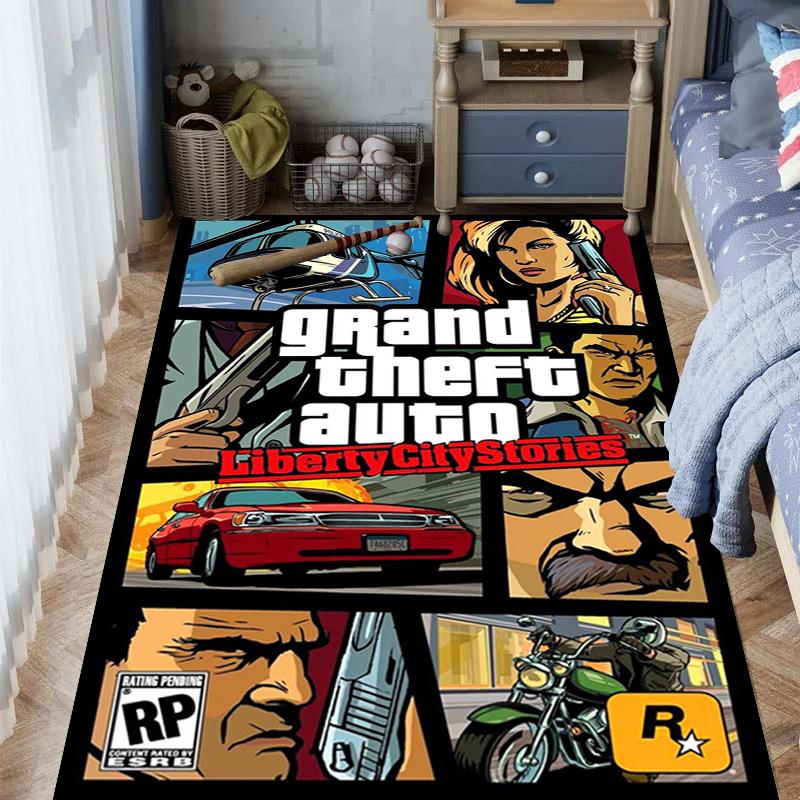 Grand Theft Auto Online: High-Octane Adventure carpet Suitable for all seasons Home Decor Fashion Christmas gifts Art