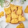 Японские Мультяшные Кошки Набор Формочек для Печенья Портативные Формы для Печенья в Виде Кошек Штамп для Выпечки для Изготовления Печенья и Кондитерских Изделий