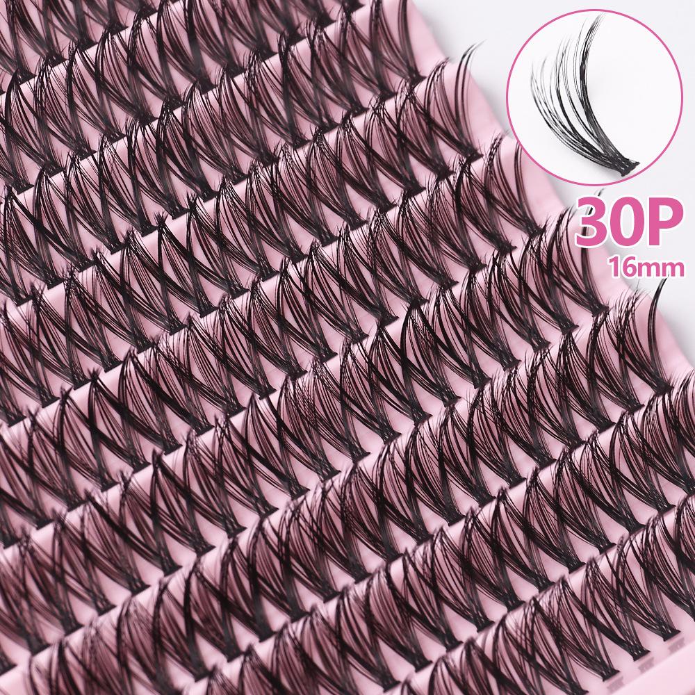 DIY Наращивание ресниц - Сегментированные 30D, 40D, 50D, 80D для самостоятельного нанесения