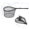 Fishing Landing Net Foldable Lightweight Net Nylon Mesh Fishing Brail Net Aluminum Alloy Frame Fishing Catching Releasing Nets