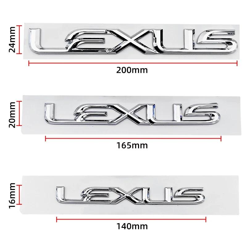 3D ABS Наклейка-значок с буквой на багажник автомобиля Для Lexus F SPORT Hybrid ES CT GS IS UX GX LBX NX RX 350h 450h аксессуары