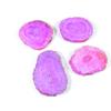 Dyed Window Solar Druzy Agate Fancy Shape Slice Crytsal Gemstone Lot 33-40MM SK-1642