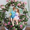 Miniature Figurines Fairy Garden Accessories Figure Flower Pot Decoration Landscape Ornament Resin
