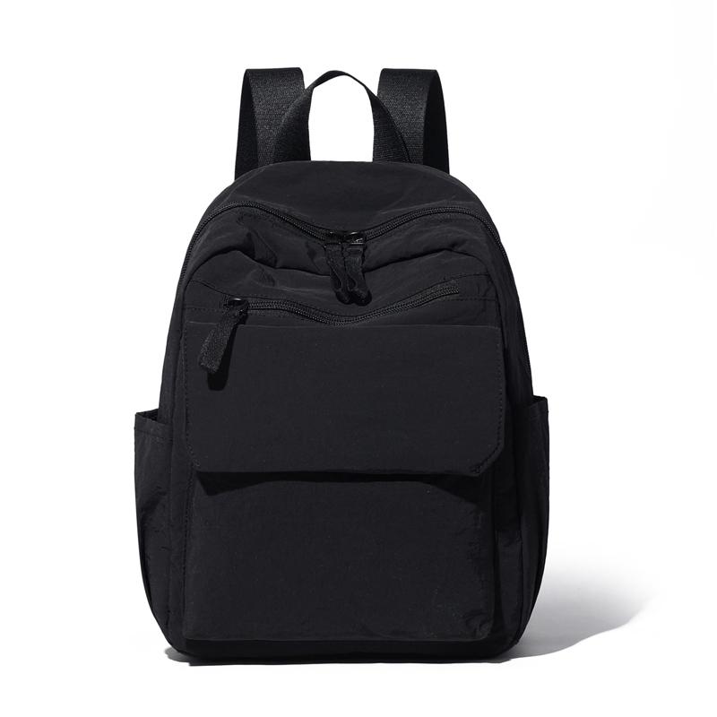 Мужской многофункциональный рюкзак, женская однотонная сумка через плечо, нейлоновый школьный ранец