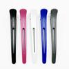 6Pcs Professional Hair Clips for Styling Sectioning Anti-Slip No-Trace Duck Billed Hair Clips with Silicone Band Salon and Home