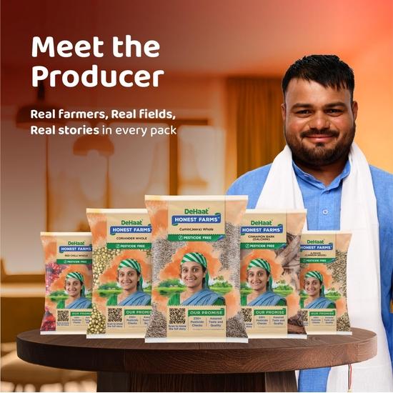 DeHaat Honest Farms Pesticide Free Cumin(Jeera) Whole 100 gm.