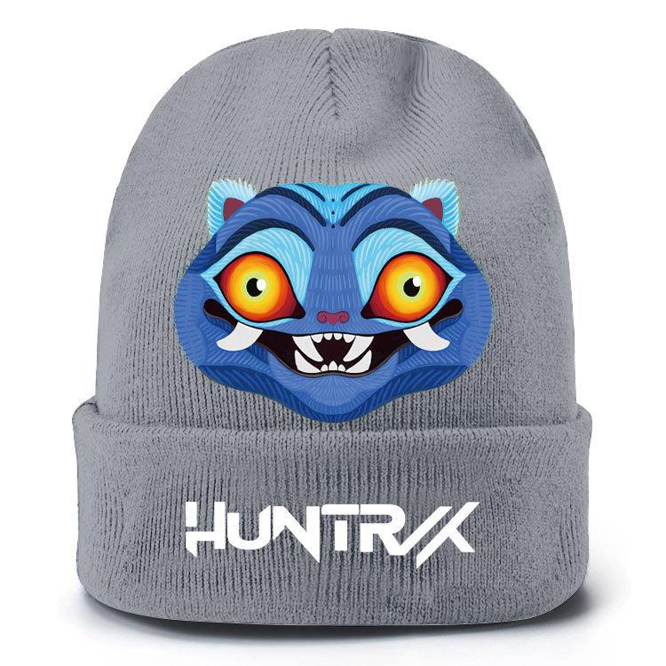 Kids Boys Girls Demon Hunters Rumi Zoey Mira Derpy Printed Knitted Hat Thread Velvet Cap Autumn Winter Warm Knitted Hat