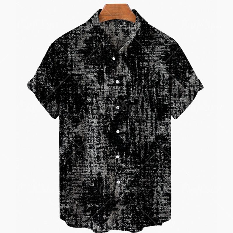 2025 Мужские рубашки с леопардовым принтом 3D, летняя пляжная рубашка на Гавайях, мужская одежда с коротким рукавом в стиле ретро, индивидуальный дизайн, мужские топы
