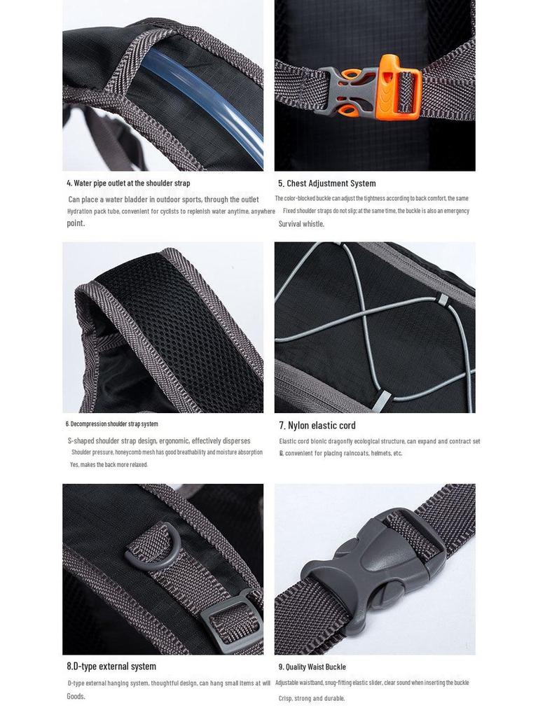 Унисекс рюкзак для трейлраннинга и велоспорта с гидратором