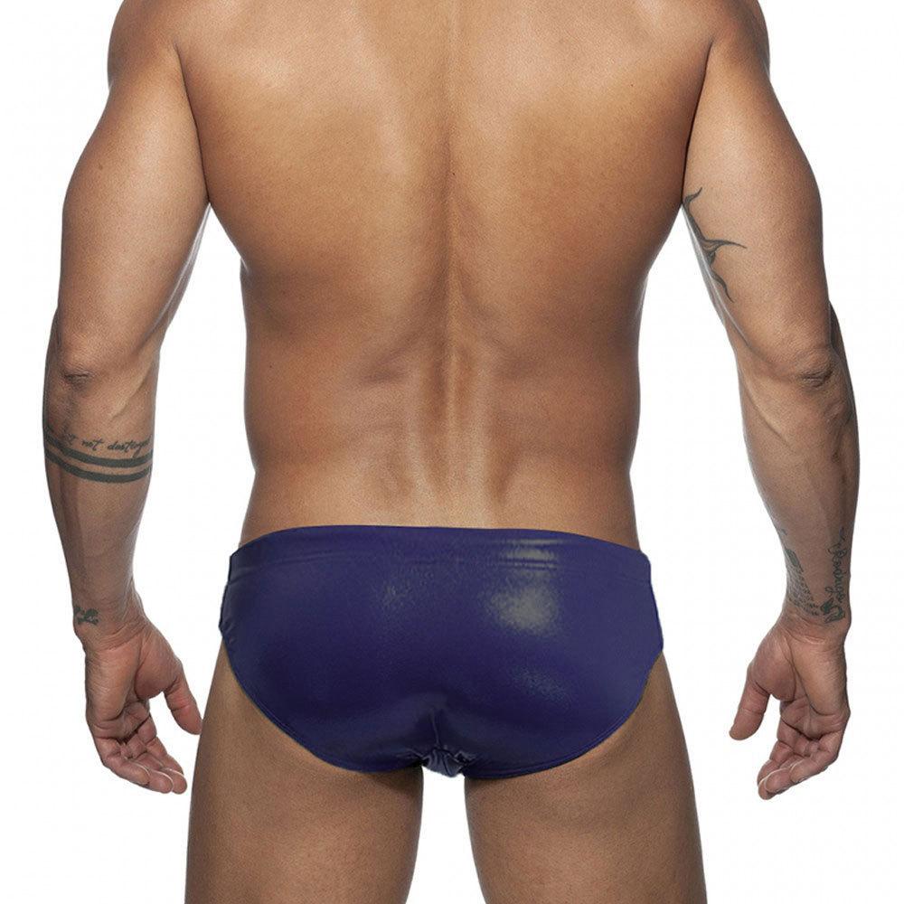 Men's Sparkly Low Waist Quick Dry Triangle Swimming Briefs