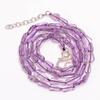 AAA+ 100% Natural Amethyst Pear Smooth Beads Necklace 6-11 Mm 18-19" UB-8474