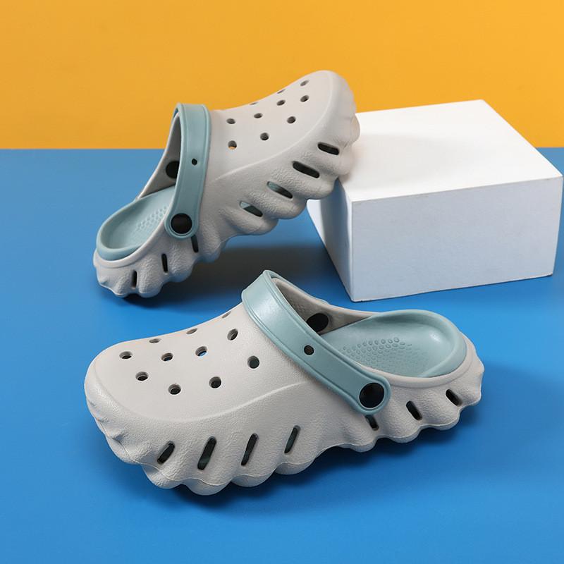 Mario Детские удобные дышащие клоги Летние слипоны для мальчиков и девочек