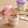 Plastic Yogurt Salad Cup Transparent Lunch Box Food Storage Container Breakfast Cup  Fitness