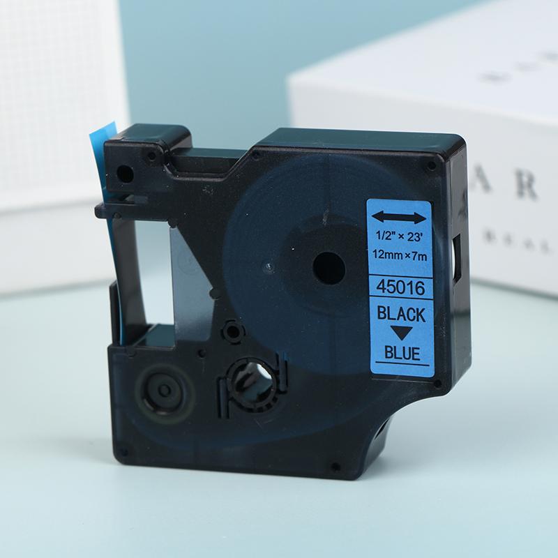 Многоцветные ленты для принтера этикеток Самоклеящиеся этикетки Водонепроницаемые и устойчивые к царапинам D1 6/9/12/19/24 мм