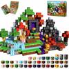 Magnetic Square Building Block 3D Puzzle Assembly Toy Boy Magma Forest Gift Children