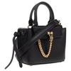 Michael Kors Hamilton Legacy Однотонный Мини-сумка на плечо из кожи с цепочкой и завязками, с логотипом-буквой, женская сумка Черный 32S3G9HC1L-001
