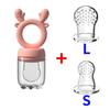 New Baby Nipple Fresh Food Fruit Milk Feeding Bottles Nibbler Learn Feeding Drinking Water Straw Handle Infant Teething Pacifier