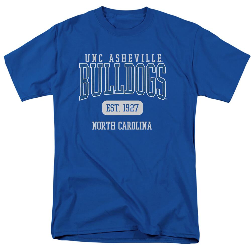 UNC Asheville Adult T-Shirt Est. Date, Royal Blue, S-5XL
