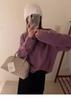 100% Pure Wool Pullover Sweater for Women: Soft, Cozy, Loose Fit for Autumn/Winter