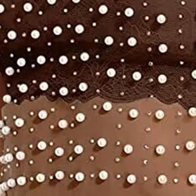 Летние женские прозрачные длинные платья с аппликацией из бисера и ромбов