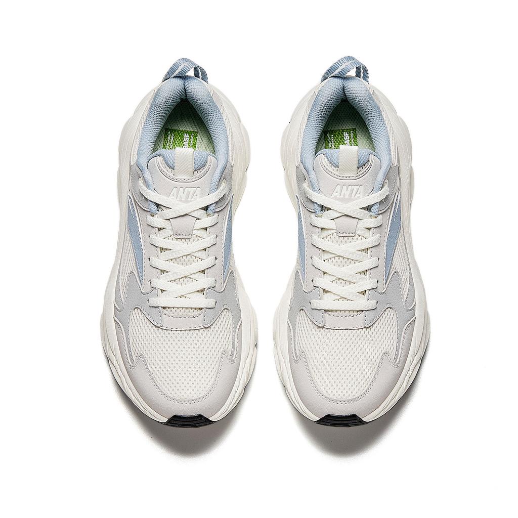 Anta Chunguang Ретро Толстая подошва Универсальные Увеличивающие рост Легкие Дышащие Для работы Спорт Низкий верх Повседневная обувь Детская Повседневная обувь 922548832-1