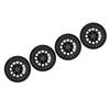 4 PCS RC Vehicle Wheels Rims 2.9in 12 Hole Aluminum Alloy RC Model Car Non Stick Metal Wheel Hub for 1 6 AXAIL SCX6