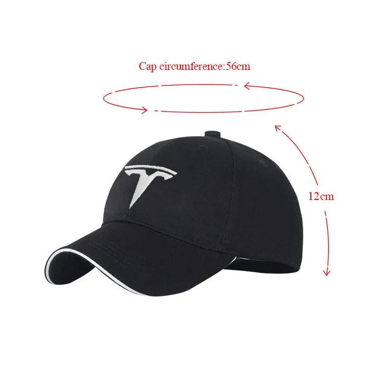 Baseball Cap Outdoor Summer Sports Hat Embroidered Men Women Baseball for Tesla Model-3 Model-S X Y Cybertruck Roadster SpaceX