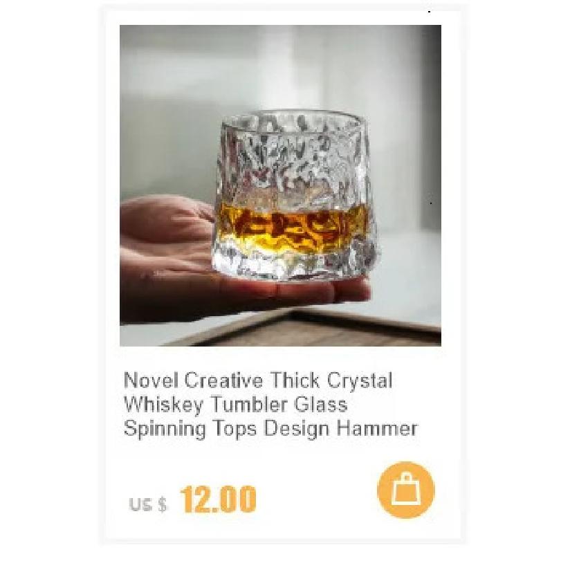 1920s Professional Blender's Whiskey Copita Nosing GlassTulip Bud Whisky Crystal XO Chivas Regal Goblet Cup Wine Tasting Glasses