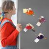 Kitchen Witch Doll Refrigerator Magnet Handmade Good Luck Broom Witch Home Office Kitchen Fridge Locker Magnetic Decoration