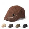 Мужская хлопковая кепка с утиным язычком в британском стиле, ретро-берет для отдыха, Ms. Шляпа
