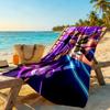 Demon Hunter Beach Towel Quick-Dry Soft Microfiber Comfortable Lightweight Perfect for Traveling Yoga Camping and Swimming