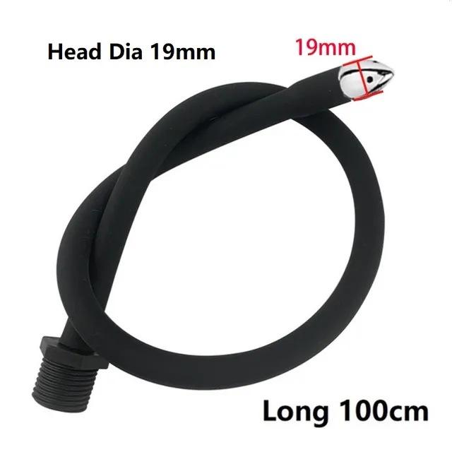 Силиконовый металлический анальный и вагинальный ирригационный очиститель для сосисок, женский моющий прибор, унисекс, взрослый секс-продукт