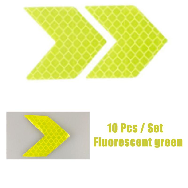 10 шт./компл. светоотражающая наклейка на автомобиль, предупреждающая лента, безопасность для Geely Atlas Pro 208 Gti Kia Stinger Jetta Volkswagen