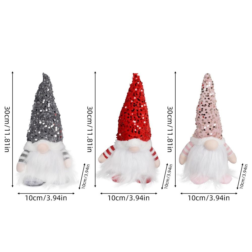 Night Light Christmas Faceless Gnome Doll Plush Doll Xmas Ornaments Creativity Plush Doll