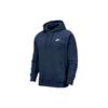 Nike Sportswear Club Fleece Pullover Hoodie Midnight Navy/White Men Tops Blue BV2654-410